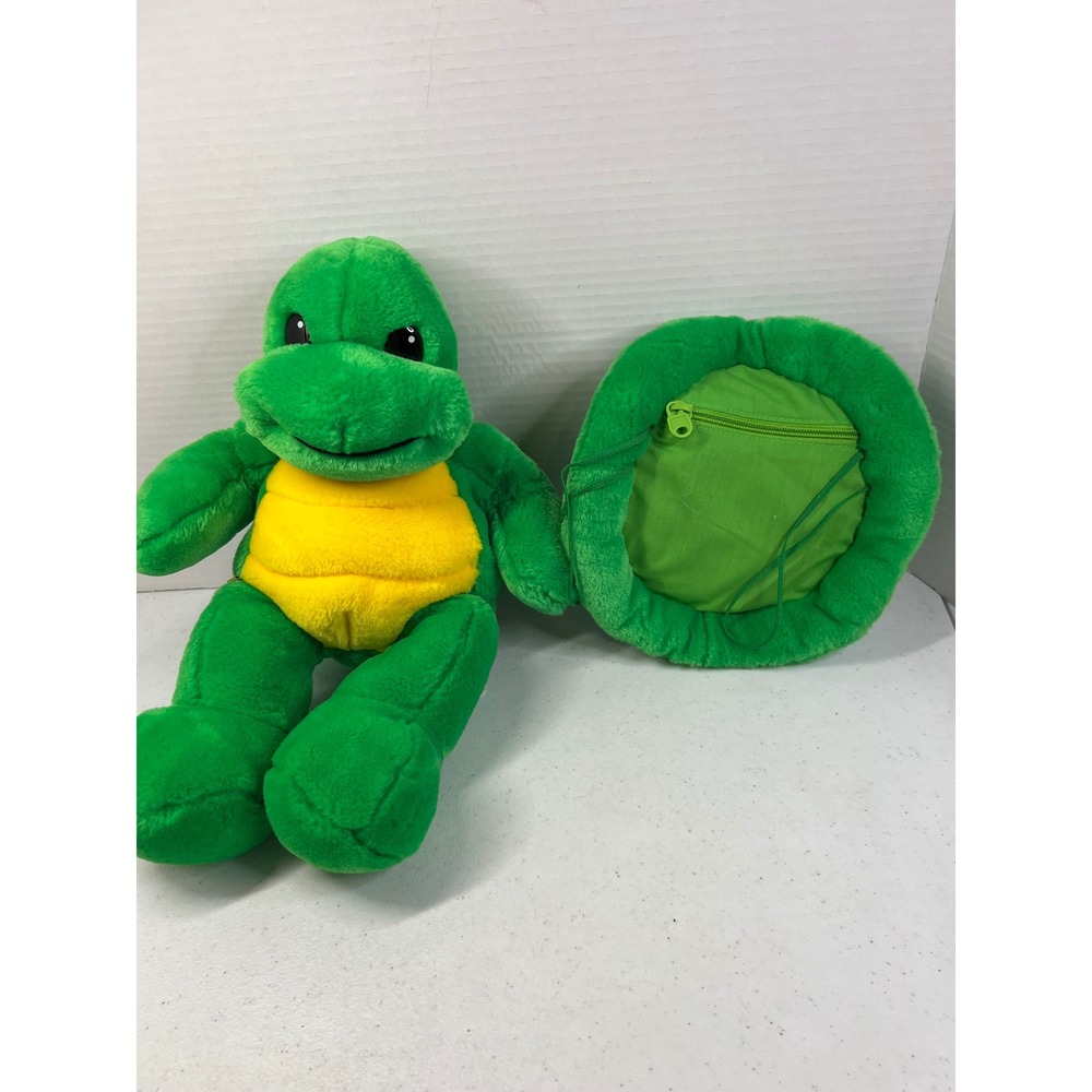 Build-A-Bear Workshop Green Sea Turtle Plush with Removable Zipper Shell Pouch - Picture 5 of 10